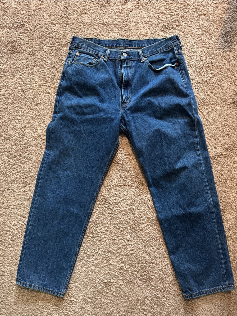 Levi's Men's Dark Blue Straight Jeans